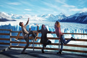Glacier du Perito Moreno et les premiers copains de voyage